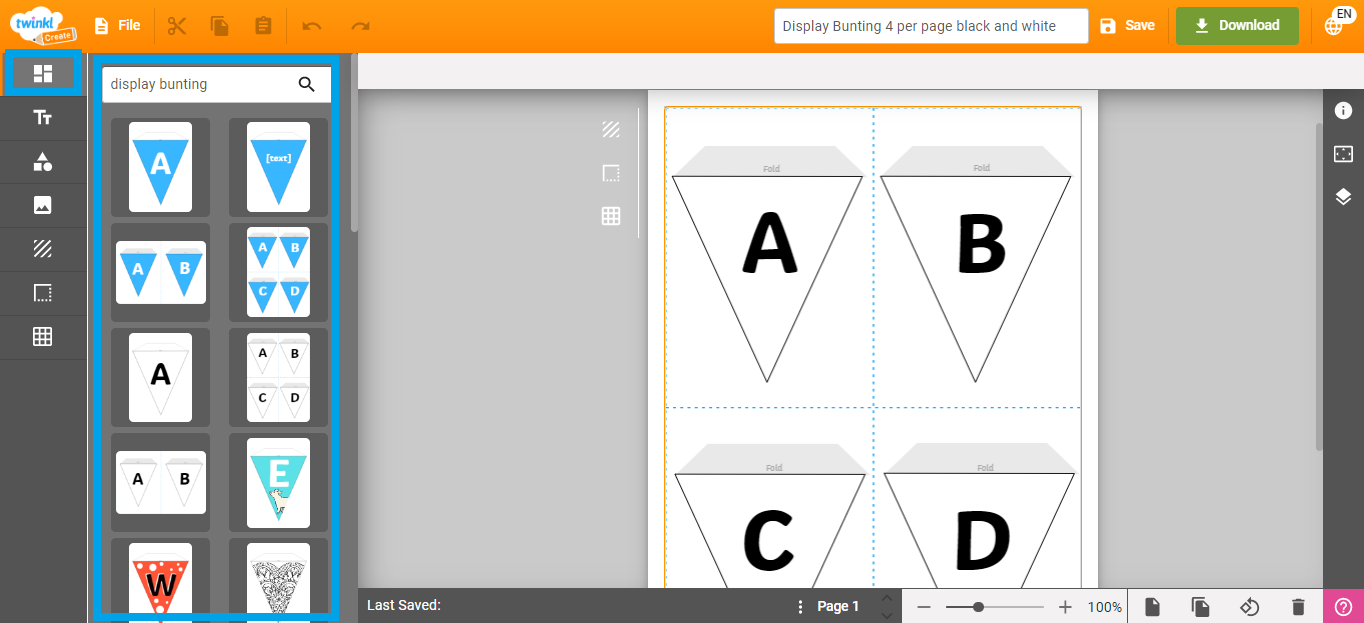 How to Create Display Bunting – TwinklCares