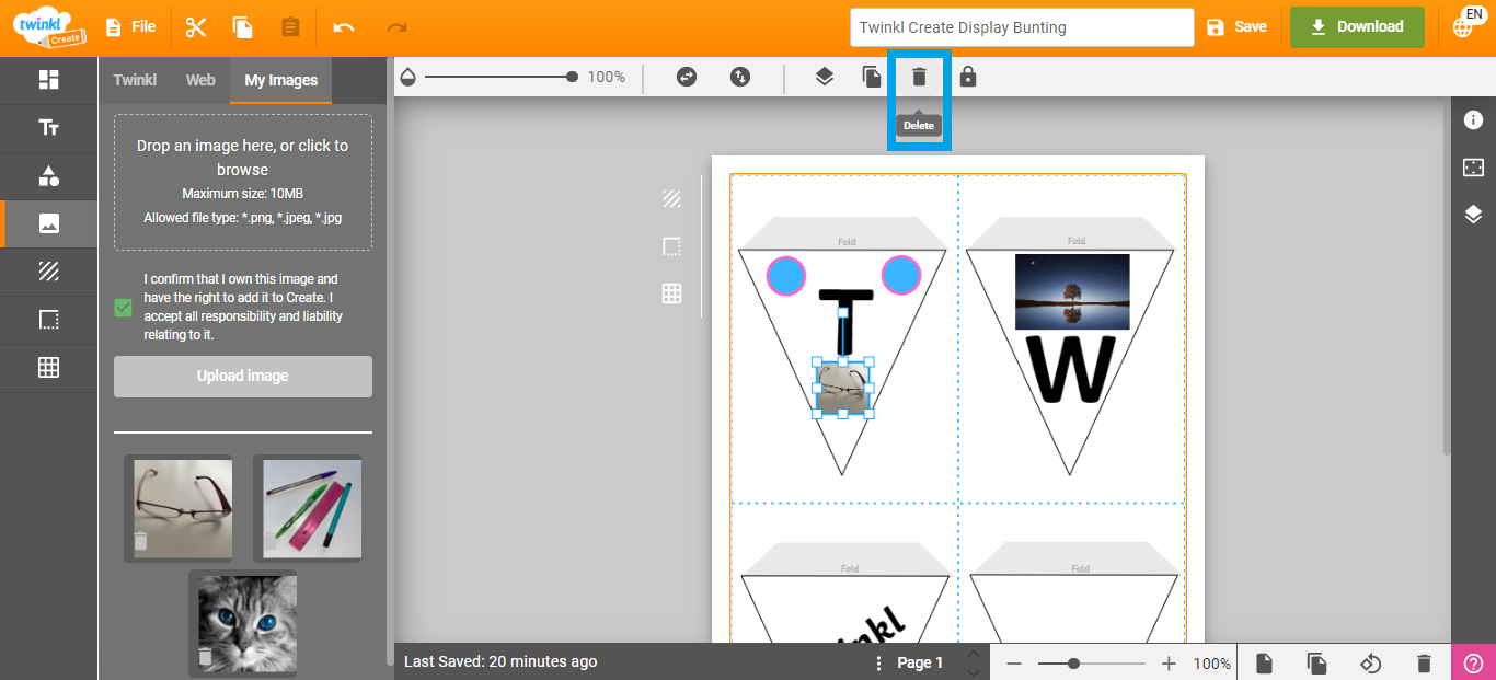 How to Create Display Bunting – TwinklCares